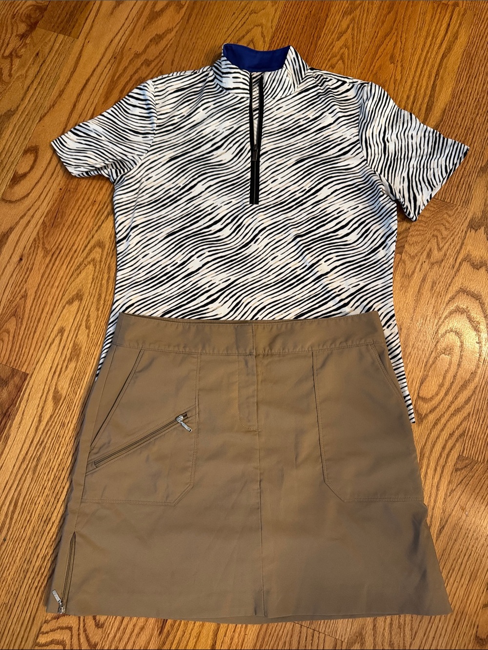 Women’s Izod Tan Active Mini Skort Tan, Multicolored Tall shirt
